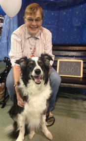 Carol and border collie Fritz